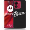 Picasee silikónový čierny obal pre Motorola Edge 40 - Picasee - old logo - white