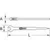 KS Tools Montážny vidlicový kľúč 38 mm 963.8102