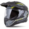 Prilba CASSIDA ROAD RUNNER TechniX Šedá matná-čierna-žltá Veľkosť: XL (61-62 cm)
