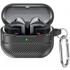 Techsuit CarbonFiber puzdro pre Samsung Galaxy Buds 3 / 3 Pro – čierne