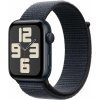 Apple Watch SE 40 mm Tmavo atramentový hliník s atramentovo fialovým prevliekacím športovým remienkom MXEA3QC/A