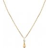 Náhrdelník Eterniàle: pozlátené striebro, perla, zirkón, 42 cm - B-N-N0840-00221-925-Z SAVICKI