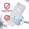AppleMix Kryt Forcell pre Apple iPhone 6 / 6S - antibakteriálny - gumový - priehľadný