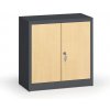 Alfa 3 Zvárané skrine s lamino dverami, 800 x 800 x 400 mm, RAL 7016/breza