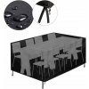 Obal na záhradný nábytok, súprava 180 x 120 x 76 cm, čierny