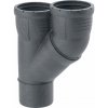 Geberit Paralelná odbočka Geberit Silent-Pro 45°: d=110mm, d1=90mm 393.551.14.1