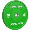 Kotouč Bumper Plate TUNTURI Platinum 10 kg Zelený, pogumovaný, 50 mm