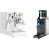 Lelit Mara PL62X V2, white + Rancilio Rocky Doserless