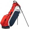 Golfový bag na nosenie Ping Hoofer Bag na nosenie (Stand bag) Navy/Červená