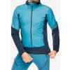 Flísová bunda Dynafit Traverse Alpha Hooded JKT - storm blue