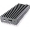 Icy Box IB-1817M-C31 / externý box pre M.2 PCIe NVMe SSD / USB 3.1 gen2 Type-C / hliníkový (IB-1817M-C31)