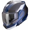 Moto přilba SCORPION EXO-TECH EVO TEAM modro/černo/bílá - Velikost XS