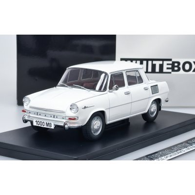 Whitebox Škoda 1000 MB biela 1968 1:24