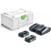 FESTOOL Energetická súprava SYS 18V 2x4,0/TCL 6 DUO 577109
