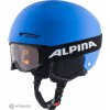 ALPINA ZUPO SET & PINEY detská prilba + okuliare, blue matt S (48-52 cm)