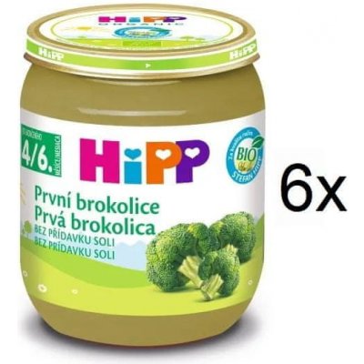 HiPP BIO Prvá brokolica - 6 x 125g