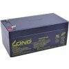Baterie Avacom Long 12V 3Ah olověný akumulátor F1 (WP3-12)