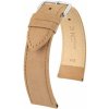 Kožený remienok Hirsch Osiris L 03433090-2, béžový, teľacia koža, dĺžka L, Quick Release 18 mm
