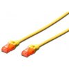 Digitus Ecoline Patch Cable, UTP, CAT 6e, AWG 26/7, žlutý 2m, 1ks DK-1612-020/Y