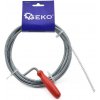 Krtko Flexibilná špirála na čistenie potrubia 6 mm x 3 m, Fi 3 mm GEKO