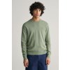 SVETER GANT TEXTURED COTTON C-NECK KALAMATA GREEN