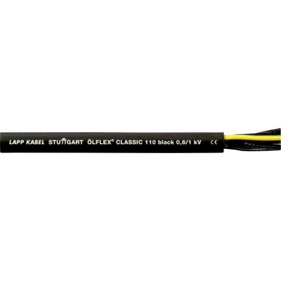 Lapp ÖLFLEX® CLASSIC BLACK 110 1120271/500 riadiaci kábel 5 G 1 mm², 500 m, čierna
