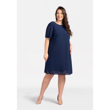Karko Woman's Dress SC126 Navy Blue