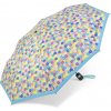 UNITED COLORS OF BENETTON Benetton dáždnik Skladací automatický Blooming Dots Blue Mini 28cm/95cm