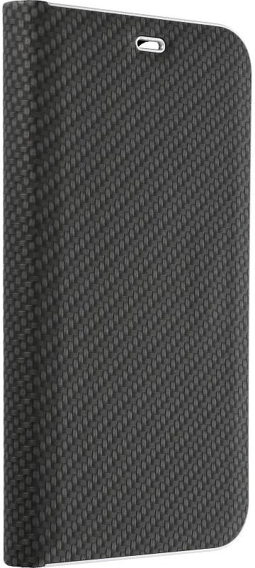 Púzdro Forcell LUNA Book Carbon Samsung Galaxy A40 čierne