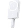 Powerbank Romoss WMS10 10000mAh 20W MagSafe s integrovaným USB-C a Lightning káblom (white)