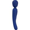 Sweet Smile 2in1 Wand with Flicking Tongue Blue