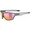 UVEX BRÝLE SPORTSTYLE 806 SMOKE MATT/MIR.RED 00098538