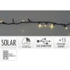 Svetelná reťaz 480 LED biela teplá so solárnym panelom, dĺžka 21 m