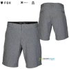 Fox šortky Essex Tech Stretch heather graphite, šedý melír, 32