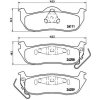 BREMBO Brzdové destičky P 37 011