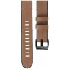 eses Športový kožený remienok pre Garmin - Svetlo hnedý, QuickFit 26 mm