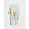 GAP Baby overal Brannan Bear Sivá 0-3M Sivá Sivá