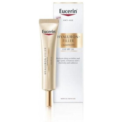 Eucerin Hyaluron-Filler+Elasticity očný krém SPF20 15ml