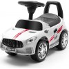 Detské odrážadlo so zvukom Baby Mix RACER biele