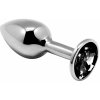 Alive Mini Metal Butt Plug Anal Pleasure Black M