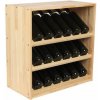 WAMAR Drevený regál na víno Clever RW61-S3