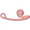 Vibrátor Snail Vibe CURVE svetlo ružový