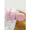 Darček pre ženy - Flower box With love Lila