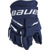 Juniorské hokejové rukavice Bauer SUPREME M3 GLOVE-INT tmavo modrá,biela