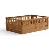 Skladacia prepravka maxi Made Crate - toffee