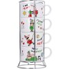 Bialetti Šálka Italia porcelán 4 x 200 ml