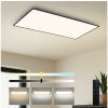| Brilagi - LED stmievateľné stropné svietidlo SLIMFRAME LED/80W/230V 120x60 cm čierne + diaľkové ovládanie | BRI778