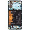 LCD displej + Dotykové sklo a Rám Huawei P30 Originál Farba: Aurora blue