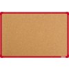 VMS VISION, s.r.o. Korková nástenka boardOK s červeným rámom 600x900