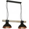Luminex | Luster na reťazi HAKON 2xE27/60W/230V | LU3082